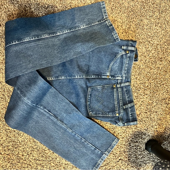 Wrangler George Strait Cowboy Cut Collection Blue Denim Jeans - Picture 7 of 7